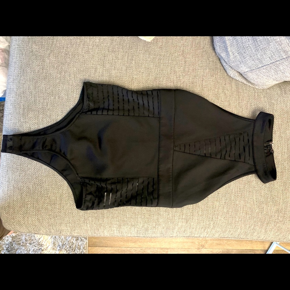 Black cagey body suit